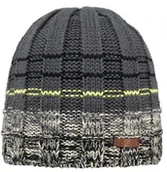 Czapki dla dzieci - Barts Czapka dziecięca Justin Beanie charcoalyellow 53 - miniaturka - grafika 1