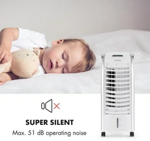 Klarstein Maxfresh WH Schładzacz powietrza 6L 65W Pilot Pakiet lodowy ACO6-Maxfresh-W - Klimatory - miniaturka - grafika 3