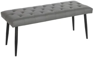 Beliani Zestaw mebli do sypialni ekoskóra 180 x 200 cm szary ESSONNE - Łóżka - miniaturka - grafika 7