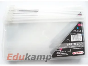 penmate Koperta na zamek 1/3A4 PP-P53 - Przybory szkolne - miniaturka - grafika 2