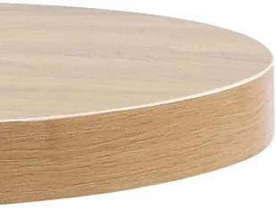 vidaXL Stolik bistro, kolor jasny brąz, 40 cm, MDF - Ławy i stoliki kawowe - miniaturka - grafika 4