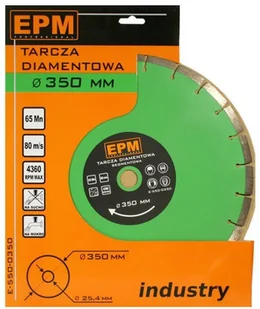 EPM professional TARCZA DIAMENTOWA SEGMENTOWA 350MM - Tarcze do pił - miniaturka - grafika 3