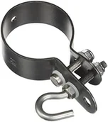 Akcesoria do urządzeń ogrodniczych - GAH-Alberts 655686 obejma do prętów napinających siatki  ocynkowana, średnica 48 MM, antracyt-metallic - miniaturka - grafika 1