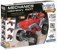 Mały naukowiec - Clementoni laboratorium mechaniczne Monster truck 200 elementów # z wartością produktów powyżej 89zł! - miniaturka - grafika 1