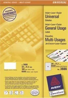 Papier do drukarek - Avery Zweckform Zweckform Etykiety 38x21,2mm 3666 - miniaturka - grafika 1