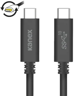 Kanex USB-C ChargeSync Cable - Kabel USB-C do ładowania & synchronizacji danych, 5.0 A, 10 Gbps, 1 m (Black) K181-1080-BK1M - Kable USB Kanex USB-C ChargeSync Cable - Kabel USB-C do ładowania & synchronizacji danych, 5.0 A, 10 Gbps, 1 m (Black) K181-1080-BK1M - Kable USB - miniaturka - grafika 4