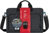 Torby na laptopy - Rivacase torba 8058 17,3" czarna 8058 BNDL) - miniaturka - grafika 1