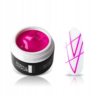 Silcare The Garden of Colour Geometric Hybrid Gel żel hybrydowy do zdobień Pink 5g - Żele do paznokci - miniaturka - grafika 2