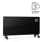 Ogrzewanie przenośne - Klarstein Klarstein Bornholm Smart, grzejnik konwekcyjny, 2000 W, WiFi, wyświetlacz LED, czasomierz, IP24, czarny ACO7-BornhomS-B - miniaturka - grafika 1