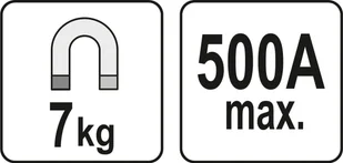 YATO SPAWALNICZY ZACISK UZIEMIAJĄCY 7KG 500A YT-08625 - Akcesoria spawalnicze - miniaturka - grafika 5