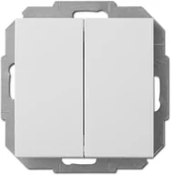 Gniazdka elektryczne - Berker podwójny Elektro-Plast Sentia biały - miniaturka - grafika 1