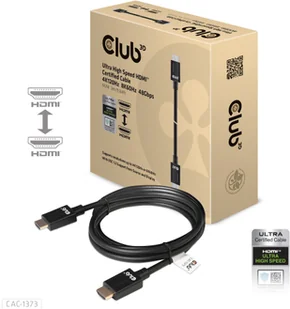 Club 3D Ultra High Speed HDMI 10K 120Hz kabel 48Gbps 26AWG szt./szt. 3m CAC-1373 - Kable - miniaturka - grafika 2