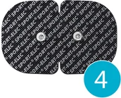 Pasy odchudzające - Elektroda podwójna Sport-elec 110x71 mm czarna 4sz - miniaturka - grafika 1