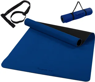 Movit GRANATOWA MATA TPE 190x100x0,6cm DO ĆWICZEŃ JOGI - Maty do ćwiczeń - miniaturka - grafika 3