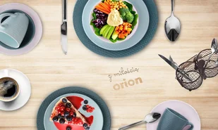 Orion Talerz deserowy, płaski, ceramiczny, 21 cm, różowy 128440 - Miski i półmiski - miniaturka - grafika 6