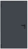 Drzwi zewnętrzne - Drzwi techniczne Technical 62.5 antracytowe 90 lewe otwierane na zewnątrz - miniaturka - grafika 1