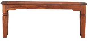 vidaXL vidaXL Ławka, 110 cm, lite drewno akacjowe - Ławki do przedpokoju - miniaturka - grafika 2