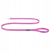 Smycze dla psów - Ami Play Smycz Reflective M 150cm/1,5cm Różowa - miniaturka - grafika 1