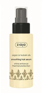 Ziaja Serum wygładzające do włosów suchych i zniszczonych Argan & Tsubaki Oil 50ml - Serum do włosów Ziaja Serum wygładzające do włosów suchych i zniszczonych Argan & Tsubaki Oil 50ml - Serum do włosów - miniaturka - grafika 1