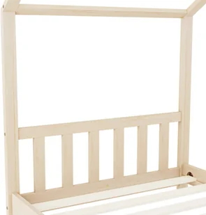 vidaXL Rama łóżka dziecięcego, lite drewno sosnowe, 90 x 200 cm vidaXL - Łóżka dla dzieci i młodzieży - miniaturka - grafika 5