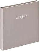 Albumy fotograficzne - Walther designerska struktura księga gości Fun, 26 x 25 cm, oprawa, szary, 26 x 25 cm GB-206-X - miniaturka - grafika 1