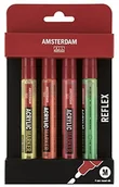 Kredki, ołówki, pastele i pisaki - Unbekannt Nowe Amsterdam marker Set, Reflex kolory, 4 X 4 MM 400048596 - miniaturka - grafika 1