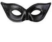 Dodatki do strojów karnawałowych - Sancto Błyszcząca Black Cat maska WDM03621 - miniaturka - grafika 1