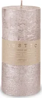 Świece - Art Pol Pol Pl Rose Gold Świeca Rustic Metalic Walec Duży 134768 - miniaturka - grafika 1