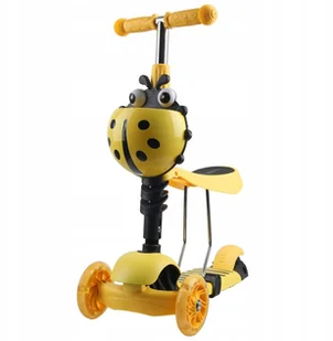 LED Hulajnoga Trójkołowa Balansowa Skrętne Koła - Hulajnogi - miniaturka - grafika 2