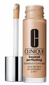Podkłady do twarzy - Clinique Beyond Perfecting Foundation + Concealer 07 Cream Chamois 30ml - miniaturka - grafika 1