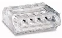 Wago Złączka instalacyjna przezroczysta 5-przewodowa 5x2,5mm2 273-255 - Kostki, złączki, wtyczki Wago Złączka instalacyjna przezroczysta 5-przewodowa 5x2,5mm2 273-255 - Kostki, złączki, wtyczki - miniaturka - grafika 2