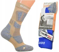 Skarpety termoaktywne - Ciepłe Skarpety Termoaktywne na zimę sand 39-42 - miniaturka - grafika 1