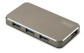 Huby USB - Digitus HUB USB 4 USB 3.0 HUB aktywny PSU 5V/2A DA-70240 - miniaturka - grafika 1