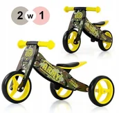 Rowerki biegowe - Milly Mally Rowerek Biegowy 2w1 Jake Army - miniaturka - grafika 1
