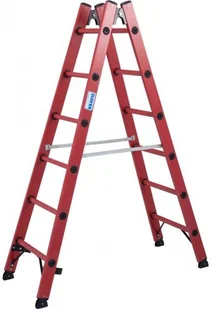 Krause Drabina dwustronna z tworzywa sztucznego 2x6 szczebli 819727 - Rusztowania Krause Drabina dwustronna z tworzywa sztucznego 2x6 szczebli 819727 - Rusztowania - miniaturka - grafika 1