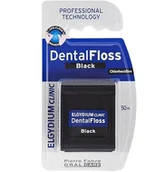 Nici dentystyczne - Pierre Fabre Elgydium Clinic nić dentystyczna czarna x50 metrów - miniaturka - grafika 1