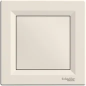 Klawisze i ramki - Schneider Asfora zaślepka z ramką kremowa EPH5600123 - miniaturka - grafika 1