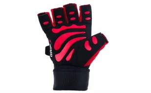 DBX Bushido WG-161 - RĘKAWICZKI NA SIŁOWNIĘ - DO ĆWICZEŃ - Z DŁUGIM RZEPEM I SYSTEMEM GRIP-X - L 1142347122 - Rękawice do ćwiczeń - miniaturka - grafika 4