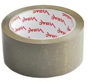 Akcesoria do pakowania - Vibac Taśma pakowa Solvent, 48mm, 60m, brązowa 13073 - miniaturka - grafika 1
