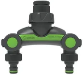 Inne akcesoria do nawadniania - GEOLIA Przyłącze kranowe podwójne ruchome G1"" - G1/2"" plastikowe - miniaturka - grafika 1