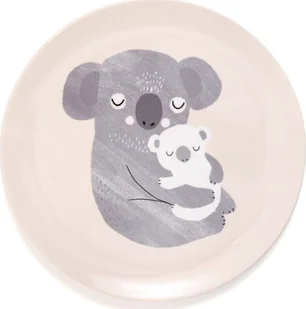 Petit Monkey Petit Monkey - talerz płaski z melaminy Koala - Miseczki i talerzyki dla dzieci - miniaturka - grafika 2