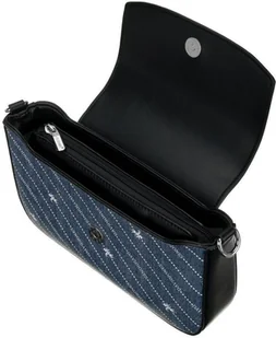 David Jones Lumarko Mała Listonoszka Damska Obszyta Dżinsowym Materiałem ! CH21051 BLUE JEANS Rov - Torebki damskie - miniaturka - grafika 6