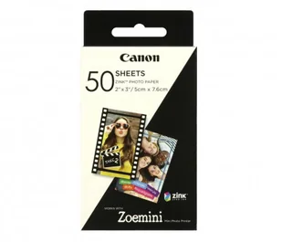 Canon Papier fotograficzny ZP-2030 50x76 mm 50 ks pro Zoemini 3215C002) - Akcesoria czyszczące do aparatów fotograficznych - miniaturka - grafika 2