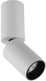 Italux LAMPA sufitowa LUNARO SLC78018/5W WH+BL metalowa OPRAWA okrągła LED 5W regulowana SPOT downlight biała czarna SLC78018/5W WH+BL - Lampy sufitowe - miniaturka - grafika 2