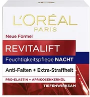 Kremy do twarzy - L'Oréal Paris krem do pielęgnacji na noc, Revitalift, Anti-Aging pielęgnacja twarzy, przeciwzmarszczkowa i ekstra jędrna, Pro-elastyna i olej z pestek moreli, 50 ml - miniaturka - grafika 1