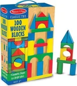 Klocki - Melissa&Doug Melissa &amp Doug Klocki drewniane 100 szt 000772104814 - miniaturka - grafika 1