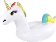 Materace dmuchane i koła do pływania - TM Toys jednorożec dmuchany 282x136x137 cm - miniaturka - grafika 1