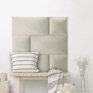 Stegu Panel ścienny tapicerowany Mollis prostokąt 60 x 30 cm piaskowy - Panele ścienne i boazeria - miniaturka - grafika 2