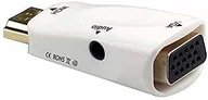 Adaptery i przejściówki - PremiumCord Konwerter audio HDMI na VGA + biały khcon-48 - miniaturka - grafika 1