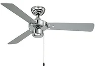 Pozostałe oświetlenie - AireRyder Wentylator sufitowy Cyrus bez oświetlenia, z włącznik pociągowy. Firmy aireryder, obudowa chrom błyszczący, dwustronna skrzydła w kolorze czarnym i srebrnym, 107 cm. FN44444N - miniaturka - grafika 1